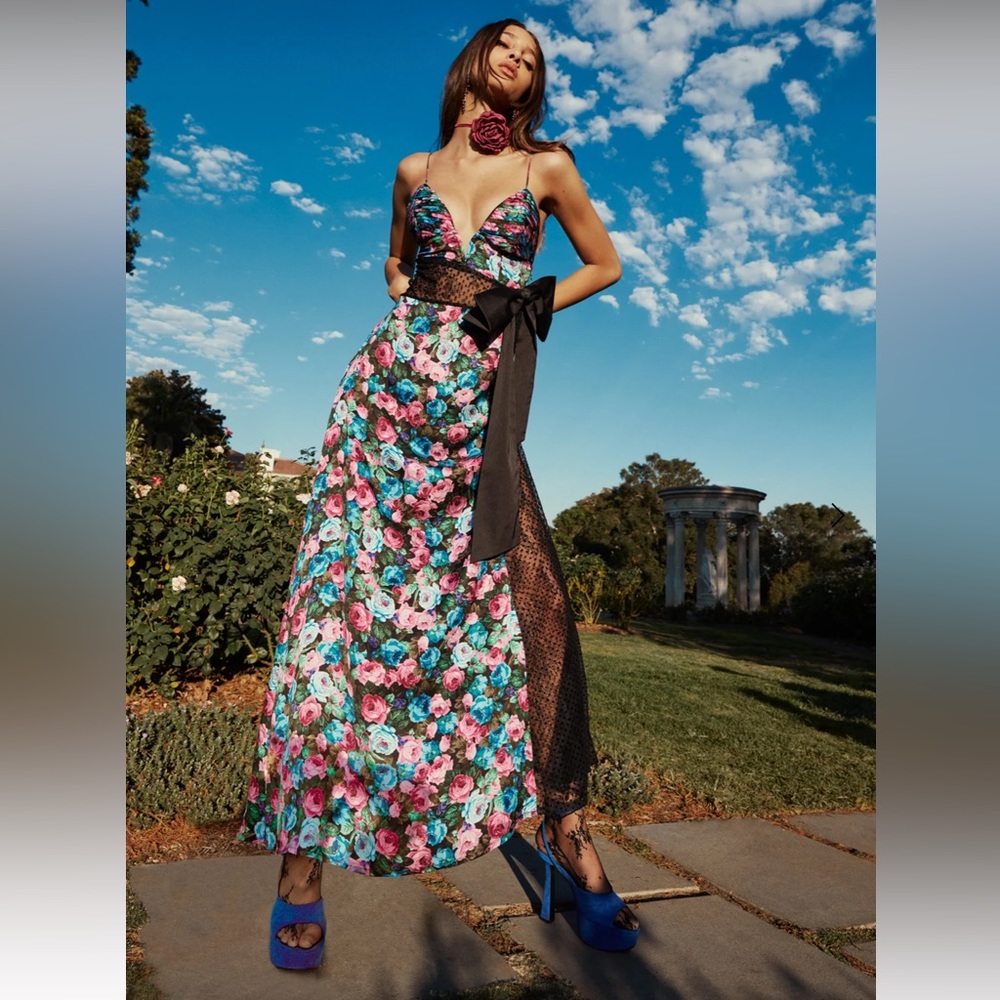 For love & Lemons -Marley Maxi Dress in size S